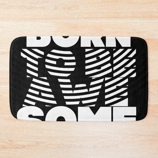 Item preview, Born to be awesome ,  tshirt cool throw pillow designed and sold by SoulWriter.