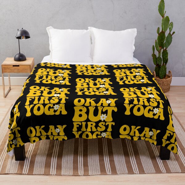 Item preview, Okay But First Yoga designed and sold by THROUGH-LIFE.