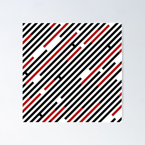 Item preview, Red, black and white stripes design designed and sold by BattaAnastasia.