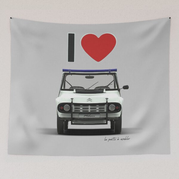 Item preview, I Love Mehari designed and sold by LaPatteAModeler.