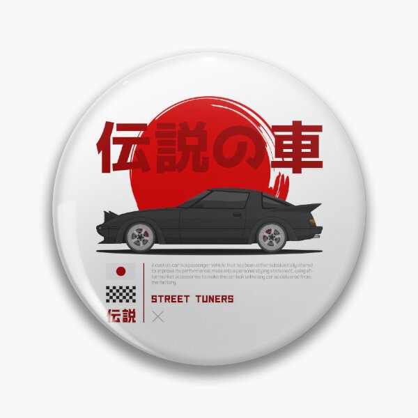 Item preview, Midnight Racer Black RX 7 FB JDM designed and sold by goldentuners.