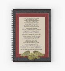 Live your life, Chief Tecumseh Spiral Notebook