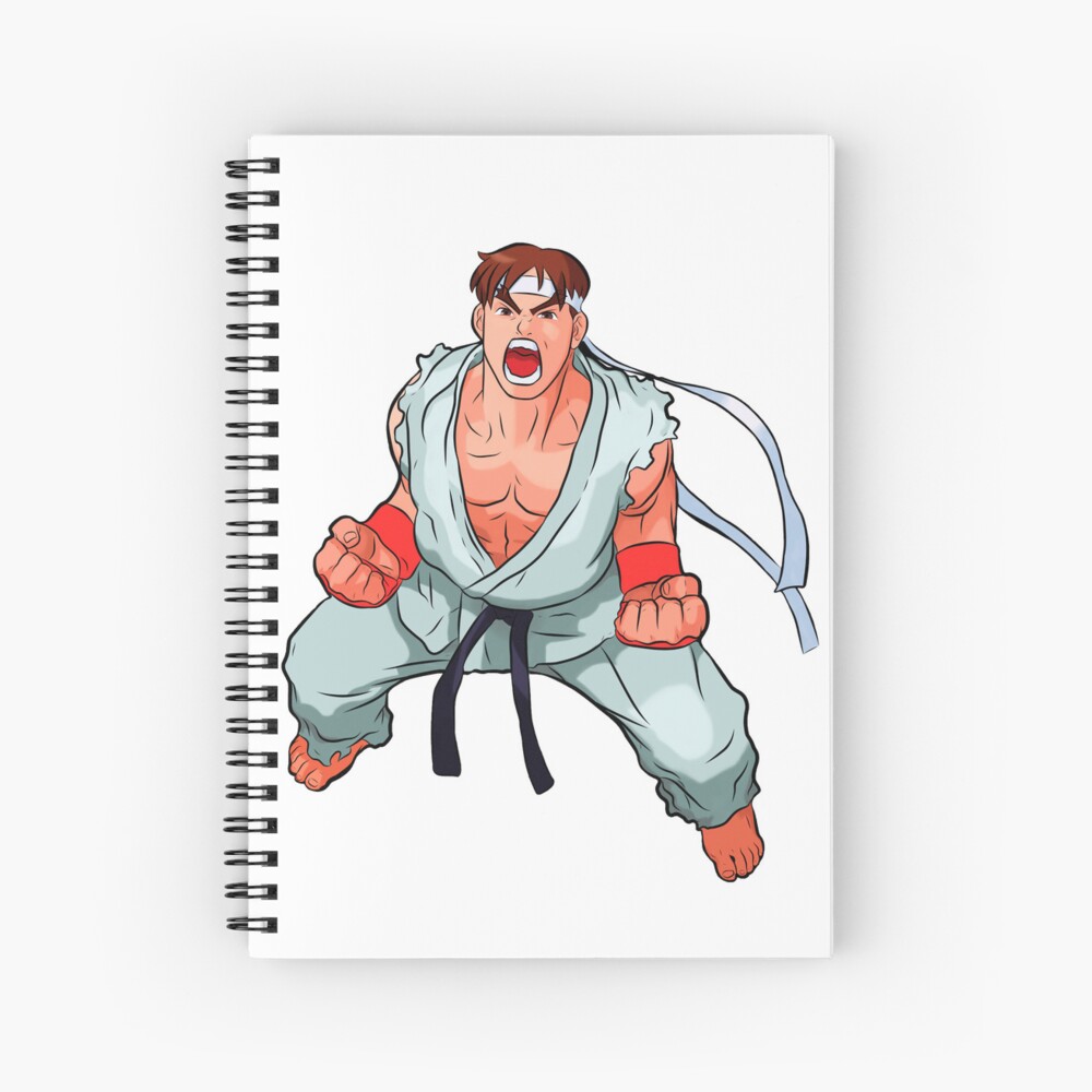 Ryu Street fighter Alpha  Spiral Notebook for Sale by ShoryuSam