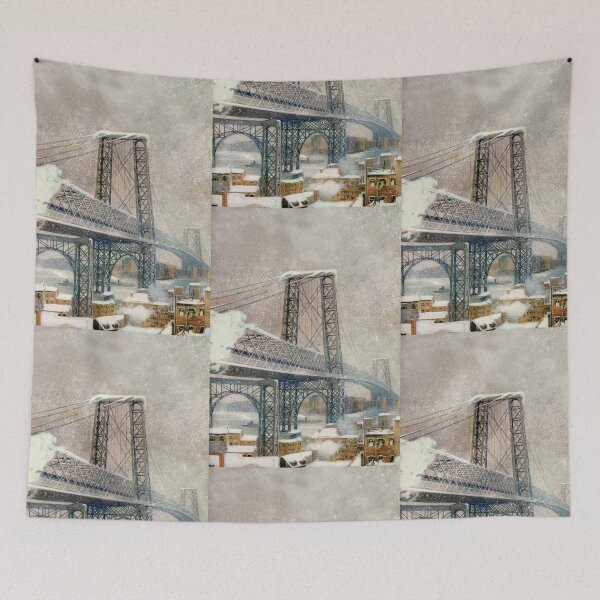 Item preview, Williamsburg Bridge NY - Vintage designed and sold by Verudam.