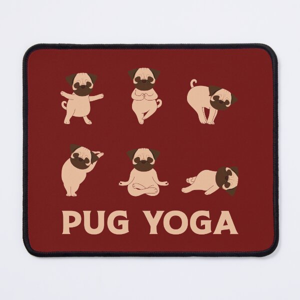 Item preview, The Pug Yoga work out. designed and sold by tabykid.