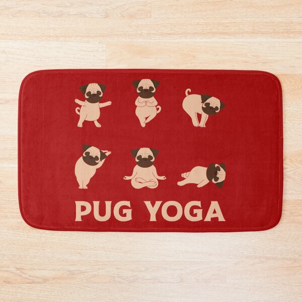 Item preview, The Pug Yoga work out. designed and sold by tabykid.