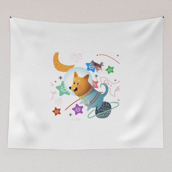 Item preview, Cool Dog Frawing Space little puppy designed and sold by FLOWER--ART.