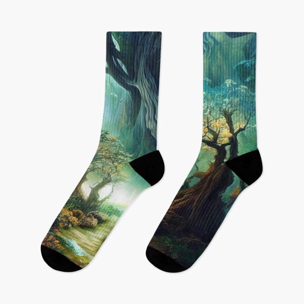 Item preview, Enchanted Path Through The Woods designed and sold by fairytailsaiart.