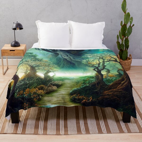 Item preview, Enchanted Path Through The Woods designed and sold by fairytailsaiart.