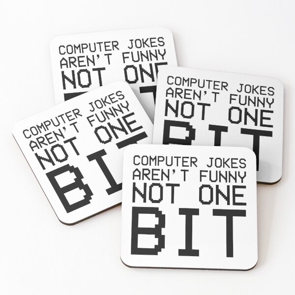 Item preview, Computer jokes aren't funny not one bit designed and sold by Bigilyy.