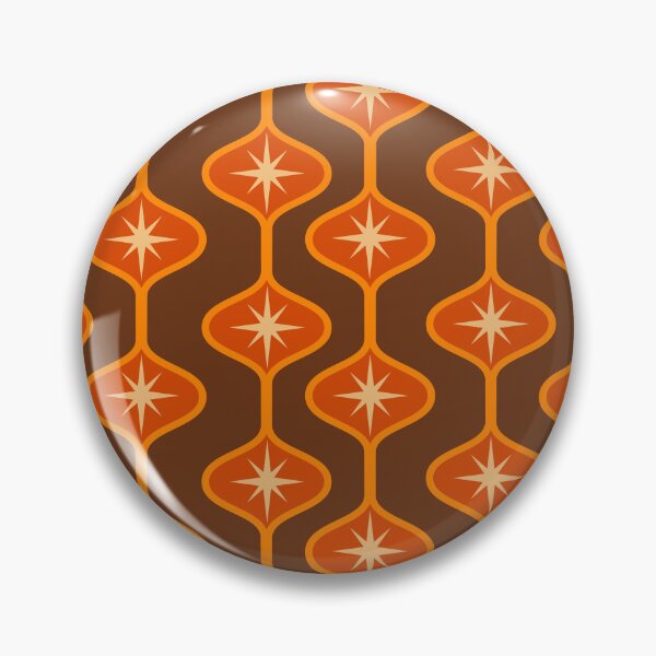 Item preview, Mid Century Modern Atomic Starbursts on Ogee Pattern  designed and sold by Yasminepatterns .