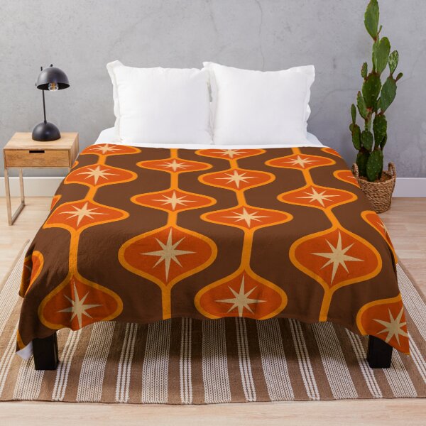 Item preview, Mid Century Modern Atomic Starbursts on Ogee Pattern  designed and sold by Yasminepatterns .