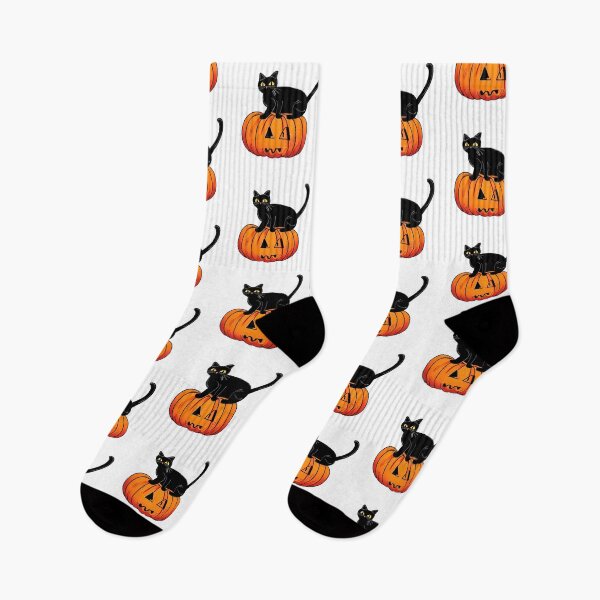 Item preview, black halloween cat on the pumpkin designed and sold by Smartchitect.