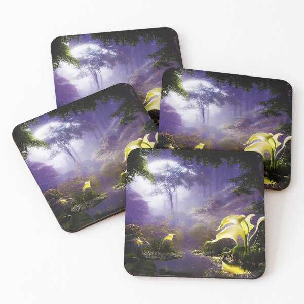 Item preview, Solarpunk Dark Abstract Garden designed and sold by BioDigital-Jazz.