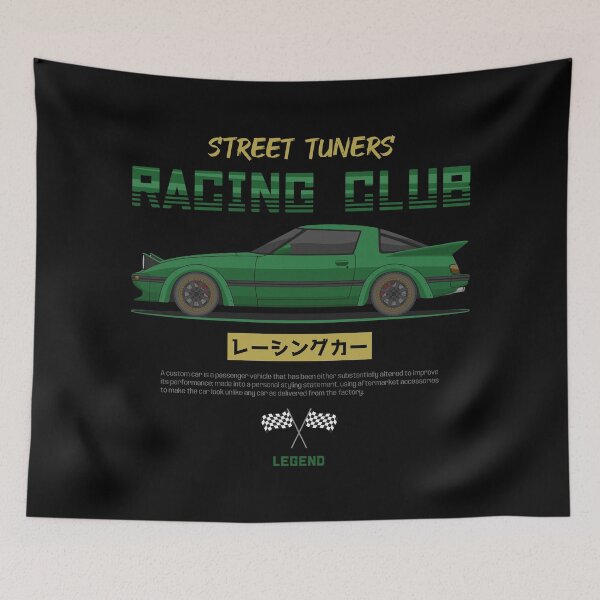 Item preview, Midnight Racer Green RX 7 FB JDM designed and sold by goldentuners.