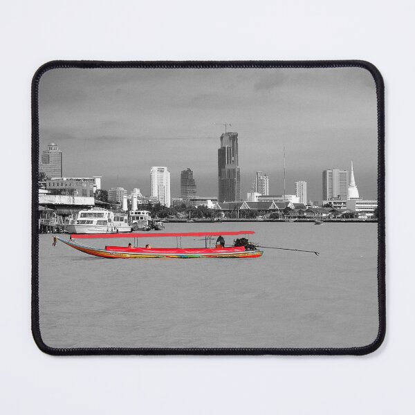 Item preview, Barge on the Chao Phraya River designed and sold by SkatingGirl.