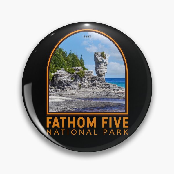 Item preview, Fathom Five National Park Canada Emblem designed and sold by KrisSidDesigns.