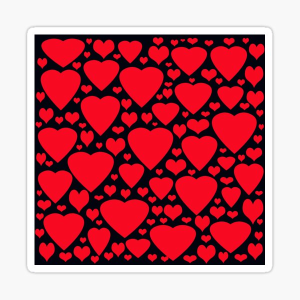 Love hearts Sticker