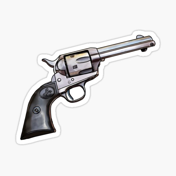 Six Shooter Bandido Pin Up Mini DecalSticker  Lethal Threat