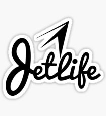 JL blck nw lg Sticker