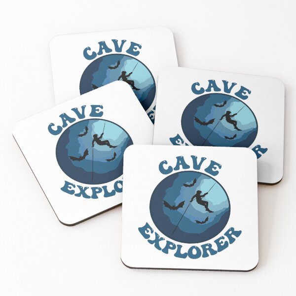 Item preview, Cave Explorer - Caver Rappelling Caving Spelunking Speleology designed and sold by TheInkElephant.