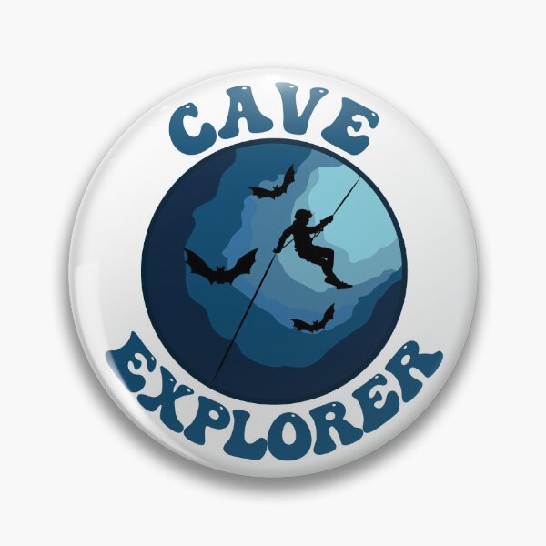 Item preview, Cave Explorer - Caver Rappelling Caving Spelunking Speleology designed and sold by TheInkElephant.