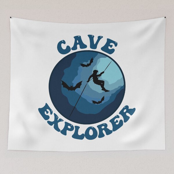 Item preview, Cave Explorer - Caver Rappelling Caving Spelunking Speleology designed and sold by TheInkElephant.