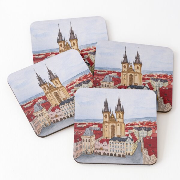 Item preview, Old Town Square in Prague designed and sold by ArinasFineArt.