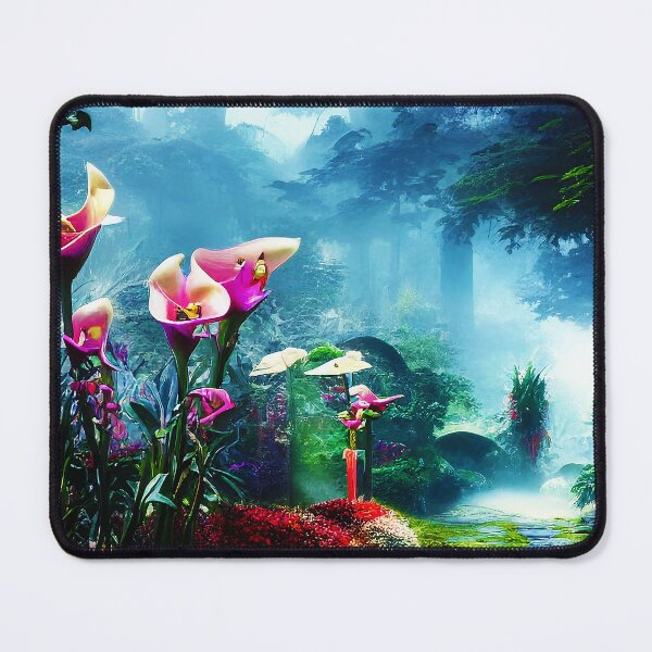 Item preview, Solarpunk Abstract Magical Forest World Future  designed and sold by BioDigital-Jazz.
