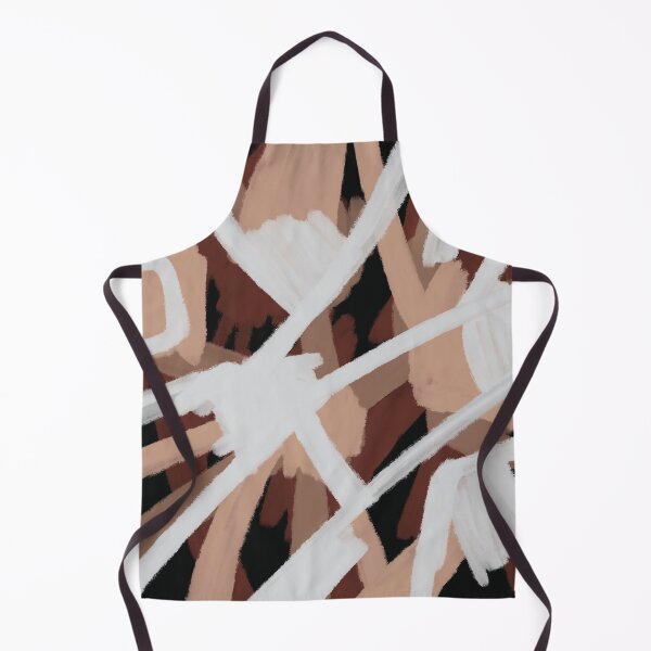 Item preview, Abstract painting brown beige strokes modern style designed and sold by Jacoabstracts.