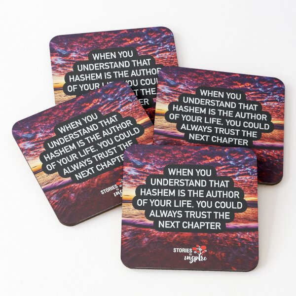 Item preview, When you understand that Hashem is the author of your life, you could always trust the next chapter designed and sold by Stories To Inspire - Motivational Jewish Quotes.