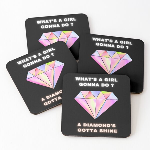 Item preview, A diamond's gotta shine / bejeweled designed and sold by BloompodDesigns.