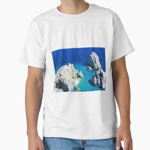 Vista previa del artículo con la obra «Océano azul y rocas blancas. california, ensenada», diseñado y vendido por PureCanvas.