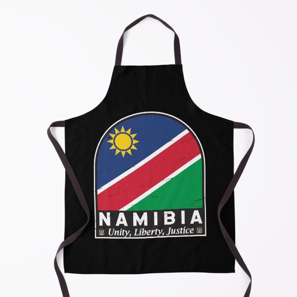 Item preview, Namibia Flag Emblem Distressed Vintage designed and sold by KrisSidDesigns.