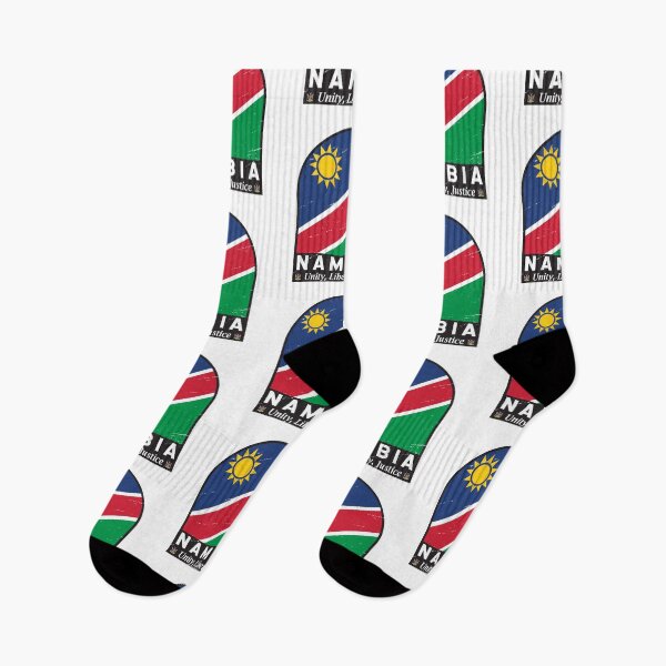 Item preview, Namibia Flag Emblem Distressed Vintage designed and sold by KrisSidDesigns.