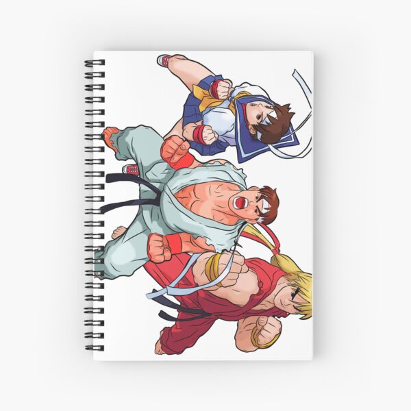 Ryu Street fighter Alpha  Spiral Notebook for Sale by ShoryuSam