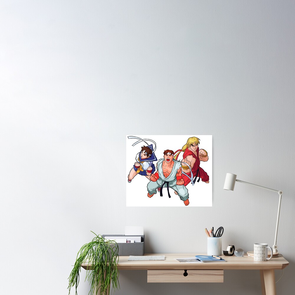 street fighter alpha Art Board Print by watolo