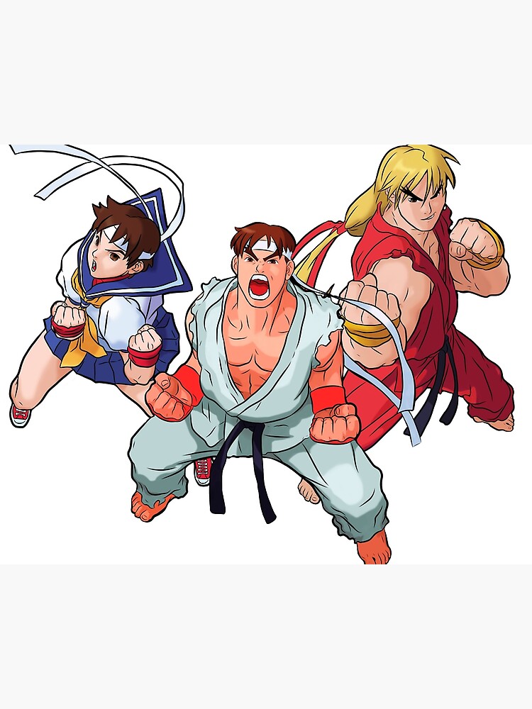 street fighter alpha Art Board Print by watolo