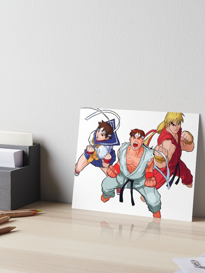 street fighter alpha Art Board Print by watolo