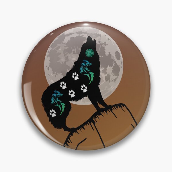 Item preview, Wolf Fantasy in forest Moon Light designed and sold by Swagmode.