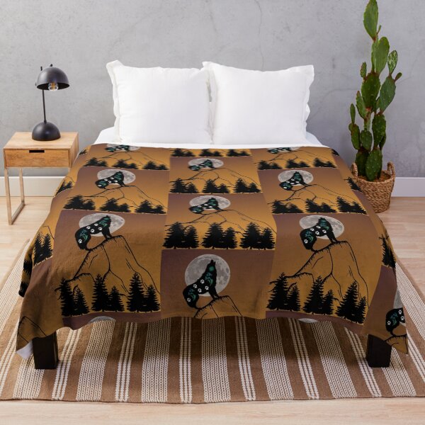 Item preview, Wolf Fantasy in forest Moon Light designed and sold by Swagmode.