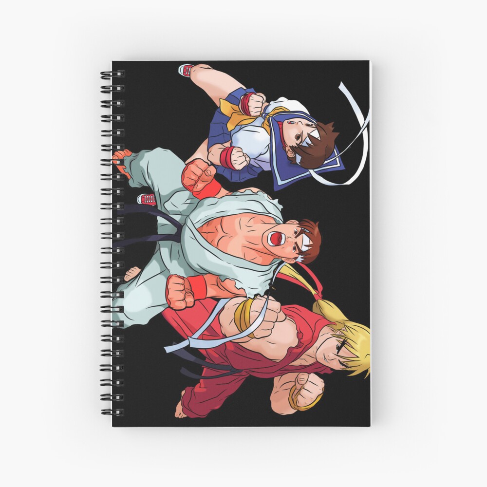 Ryu Street fighter Alpha  Spiral Notebook for Sale by ShoryuSam