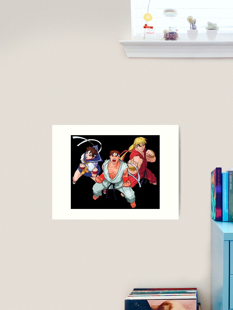 street fighter alpha Art Board Print by watolo