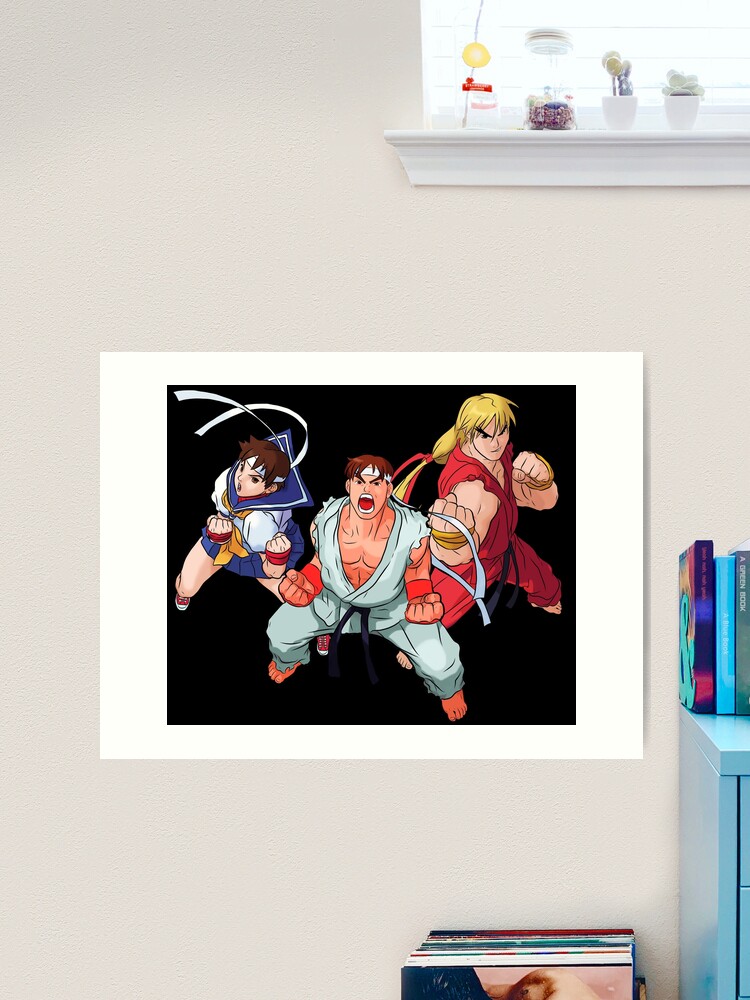 street fighter alpha Art Board Print by watolo