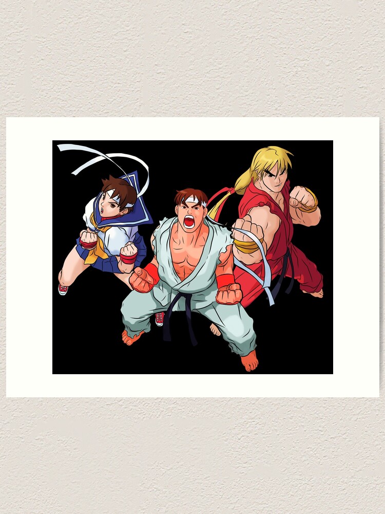 street fighter alpha Art Board Print by watolo