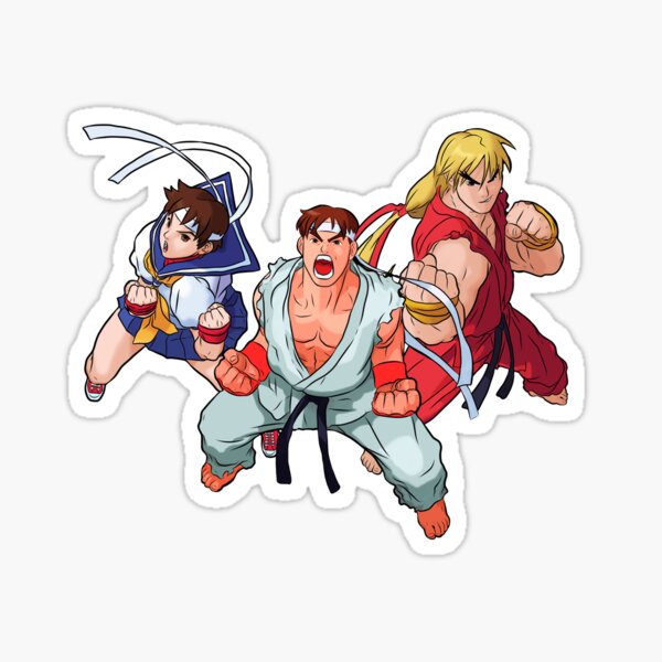 Street Fighter Z Sticker Pack (includes All 3 Stickers) – King of the Pin