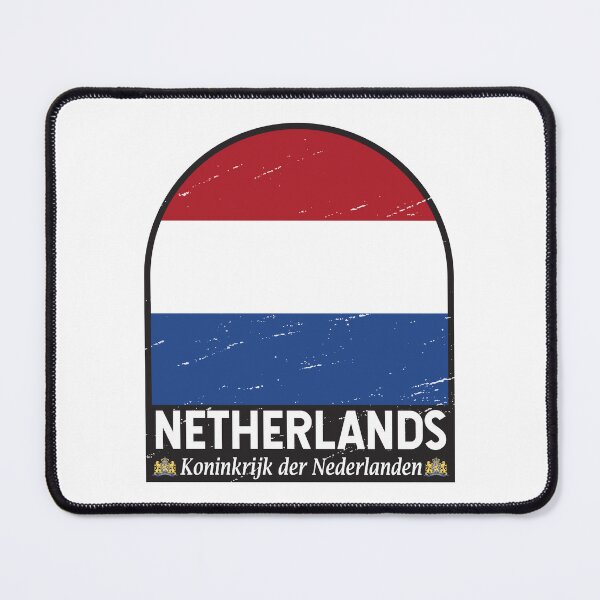 Item preview, Netherlands Flag Emblem Distressed Vintage designed and sold by KrisSidDesigns.