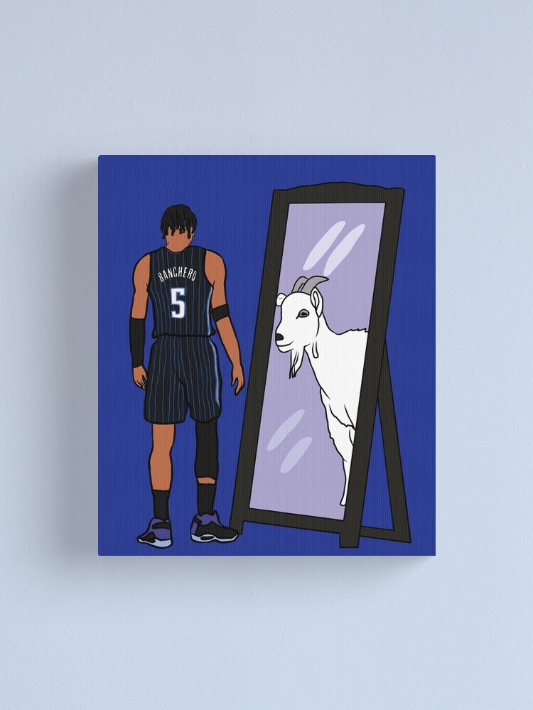 Alternate view of Paolo Banchero Mirror GOAT Canvas Print
