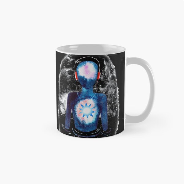 Item preview, Meditation Man in a Black & White Galaxy designed and sold by RealmsBeyond.