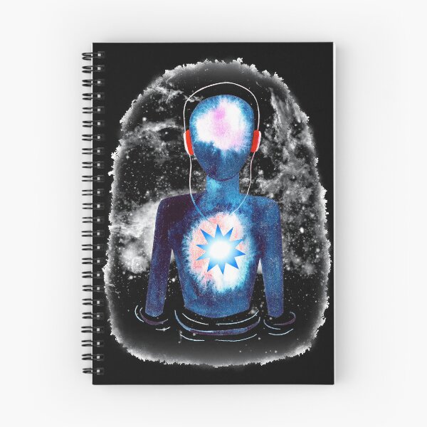 Item preview, Meditation Man in a Black & White Galaxy designed and sold by RealmsBeyond.